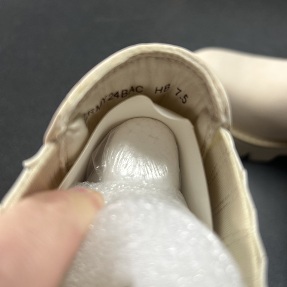 Elastic Chelsea Ankle Boots Fashion Low Chunky Heel Platform Short Booties 7.5 - Picture 8 of 8